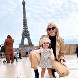 Stars in Paris: Devon Windsor mit Tochter