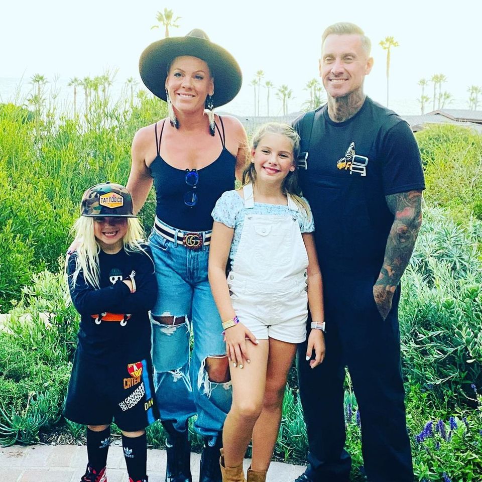 Familie: Pink, Carey Hart und Kids