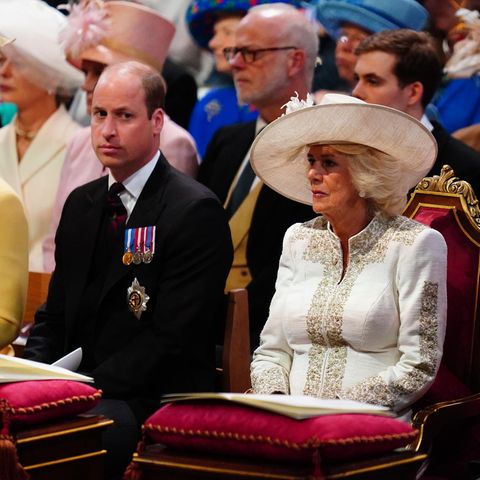 Prinz William und Königin Camilla
