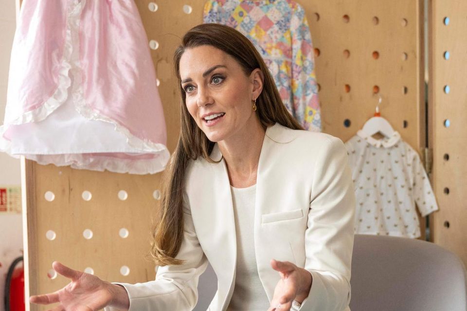 Lady Amelia Windsor : Catherine, Princess of Wales, besuchte im Juni 2022 die Babybank in London Catherine, Princess of Wales, besuchte im Juni 2022 die Babybank in London