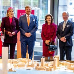 Königin Máxima, König Willem-Alexander, Königin Silvia und König Carl Gustaf i