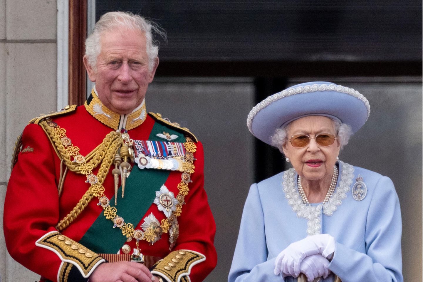 König Charles und Queen Elizabeth