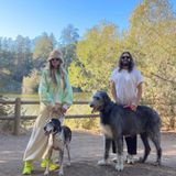 Heidi Klum und Tom Kaulitz mit ihren Hunden