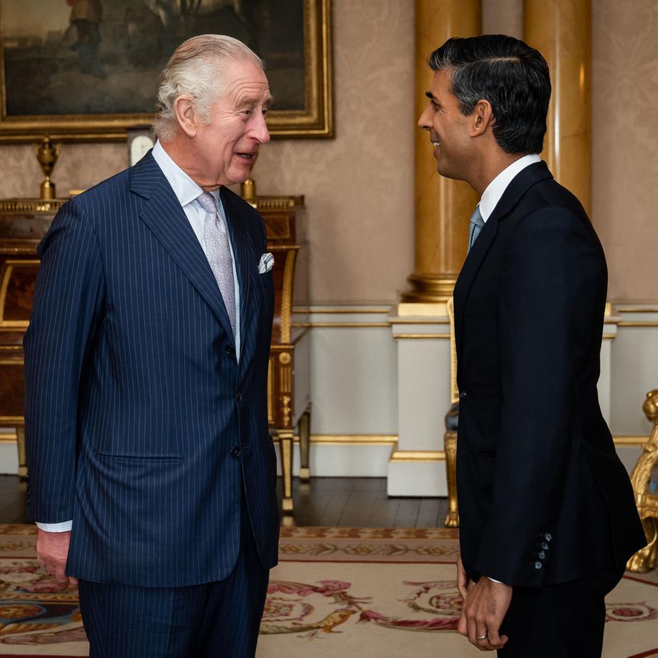 König Charles und Rishi Sunak