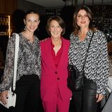 Fashionbrand Gerry Weber lädt in Berlin zum Dinner ein und die Promis lassen nicht lange auf sich warten. Gala-Moderatorin Annika Lau zeigt sich gut gelaunt mit Gerry Weber CEO Angelika Schindler-Obenhaus und Unternehmerin Stephanie Dettmann.