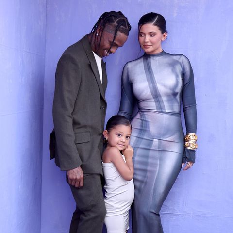 Travis Scott, Stormi und Kylie Jenner