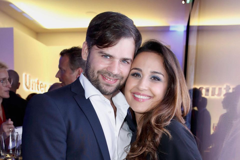 Nina Moghaddam und Dominik Kowalski auf der Bertelsmann Party 2019
