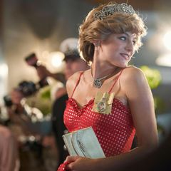 Emma Corrin in "The Crown"