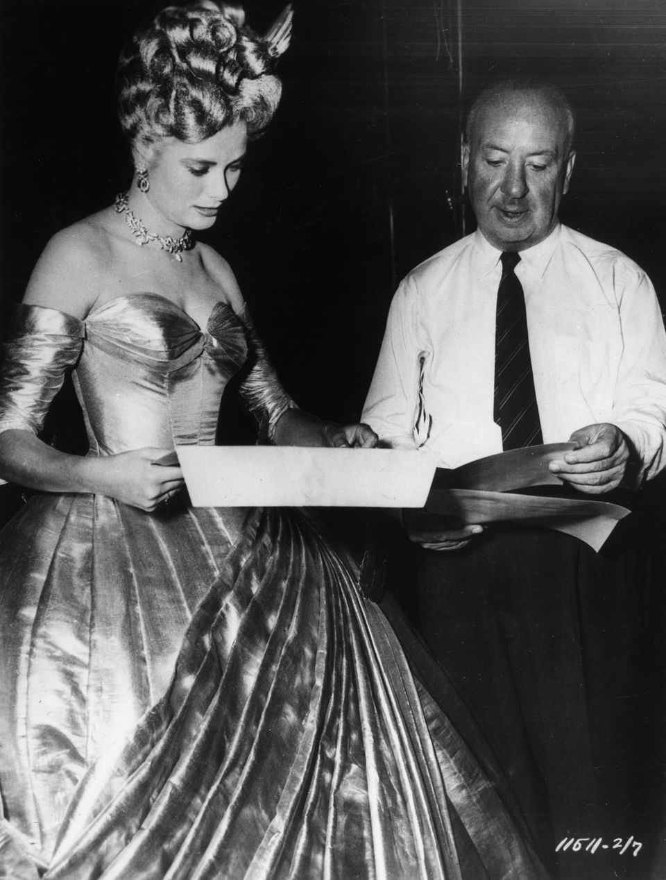 Grace Kelly (†52) und Alfred Hitchcock (†80)
