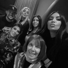 Der Kardashian-Jenner-Clan: Kim Kardashian, Rob Kardashian, Kris Jenner, Khloe Kardaschian, Kourtney Kardashian
