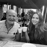 Papa ist der Beste: Mandy Capristo mit ihrem Vater