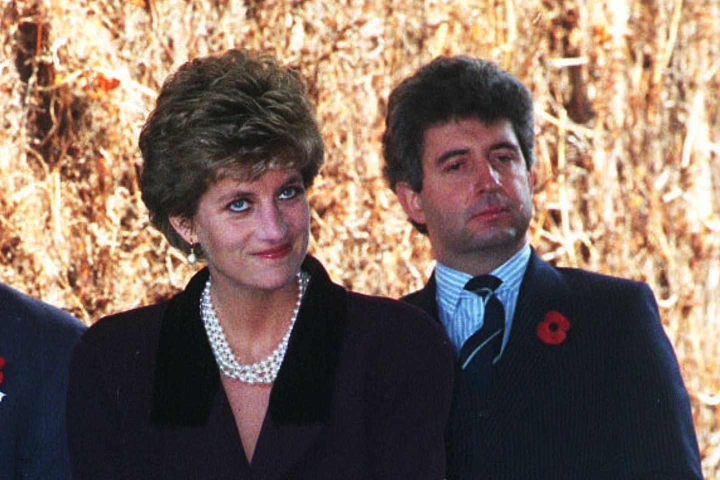 Prinzessin Diana und ihr damaliger Privatsekretär Patrick Jephson im Jahr 1993