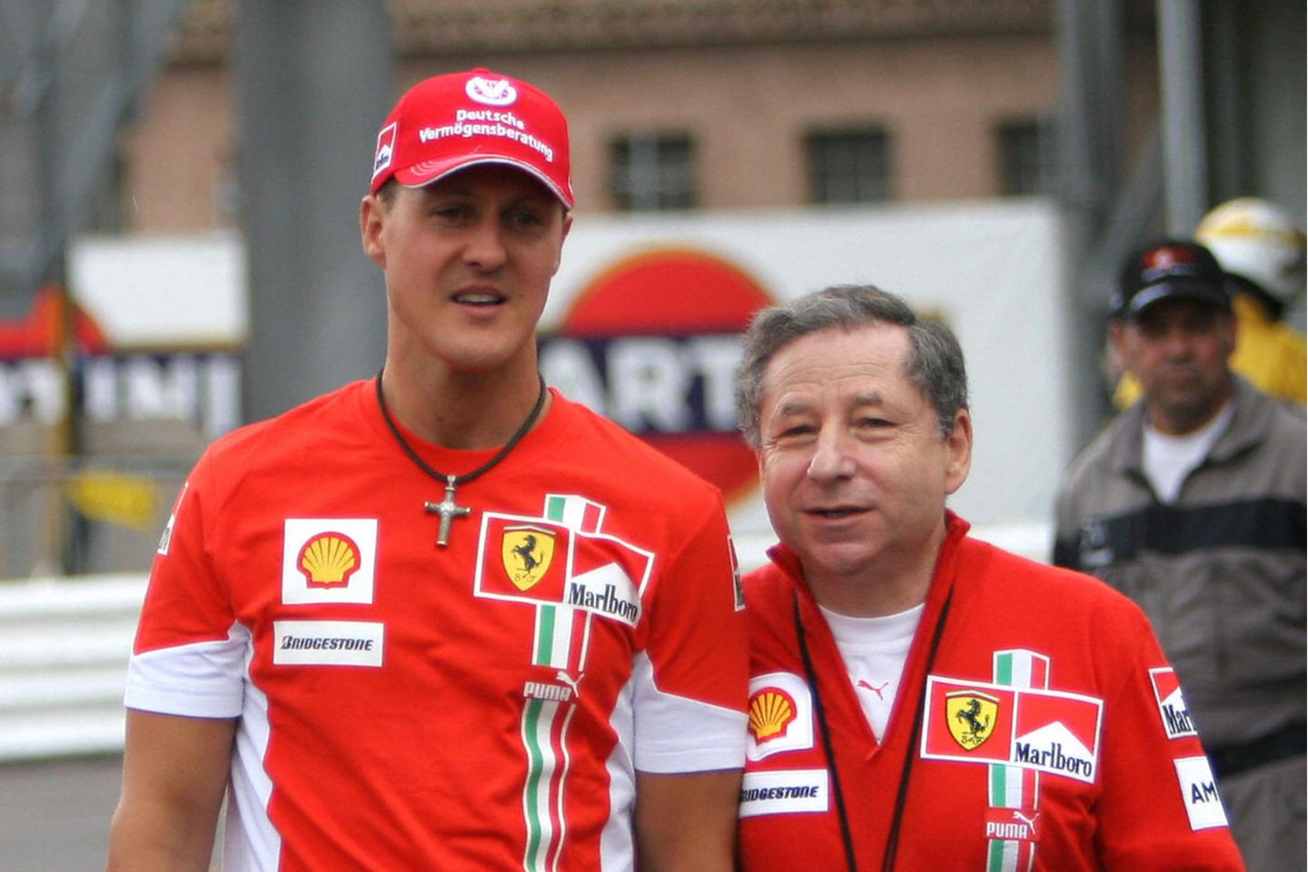 Michael Schumacher und Jean Todt im Mai 2007 in Montecarlo