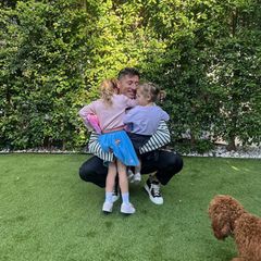 Daddy Cool: Robert Lewandowski mit Töchtern