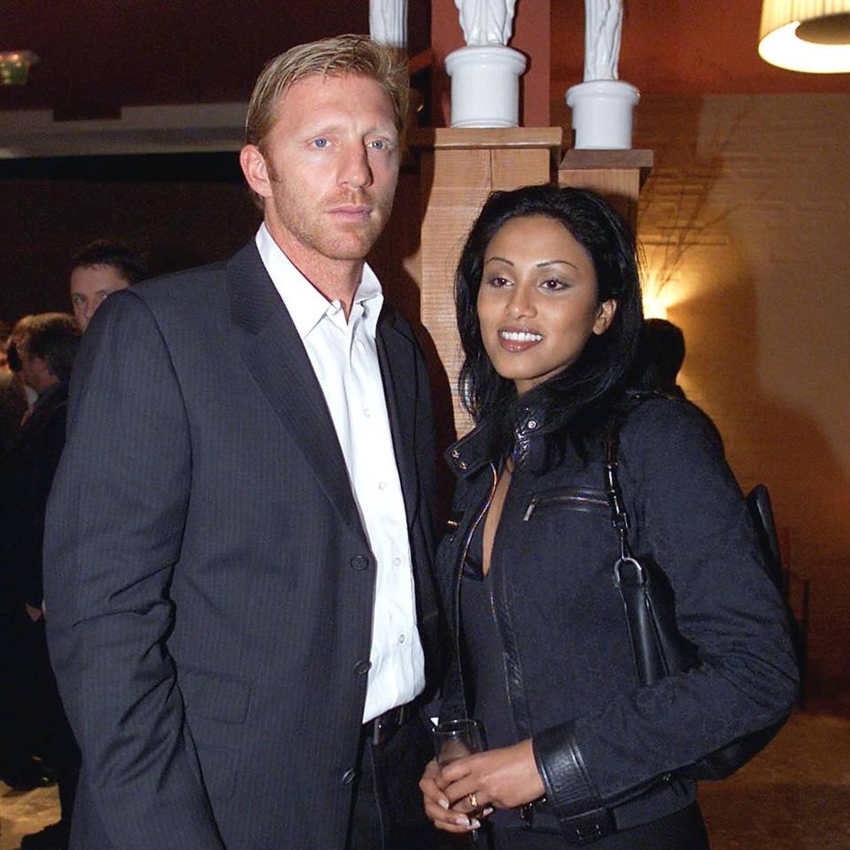 Boris Becker und Sabrina Setlur im Jahr 2001