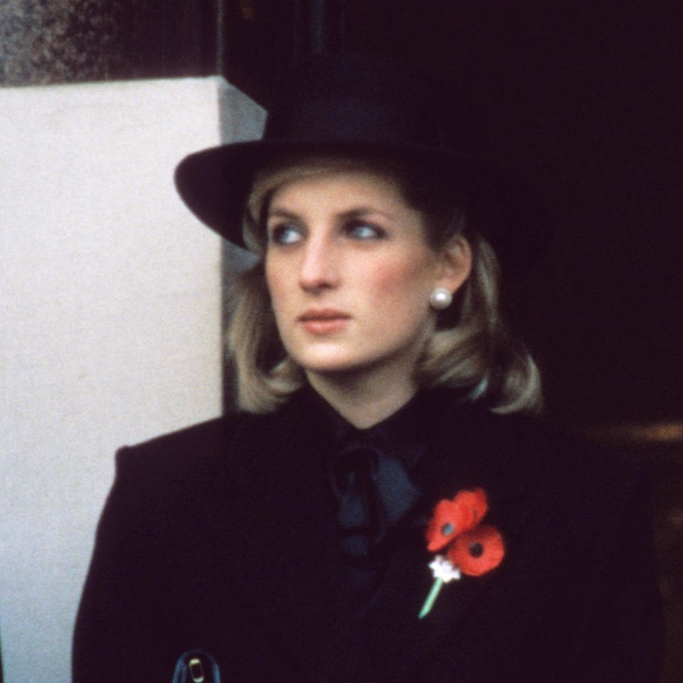 Catherine, Princess of Wales: Princess Diana bei der Remembrance Zeremonie am 1. November 1984 Princess Diana bei der Remembrance Zeremonie am 1. November 1984