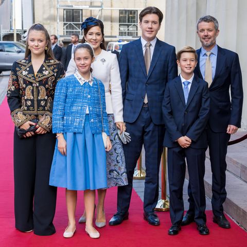 V.l.n.r.: Prinzessin Isabella, Prinzessin Mary, Prinzessin Josephine, Prinz Christian, Prinz Vincent und Prinz Frederik