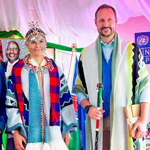 Prinzessin Victoria und Prinz Haakon in Kenia
