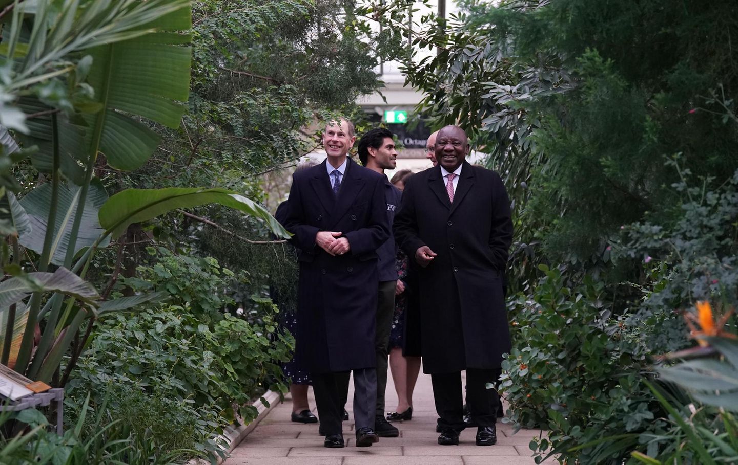 Prinz Edward und Präsident Cyril Ramaphosa