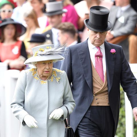 Queen Elizabeth und Prinz Andrew