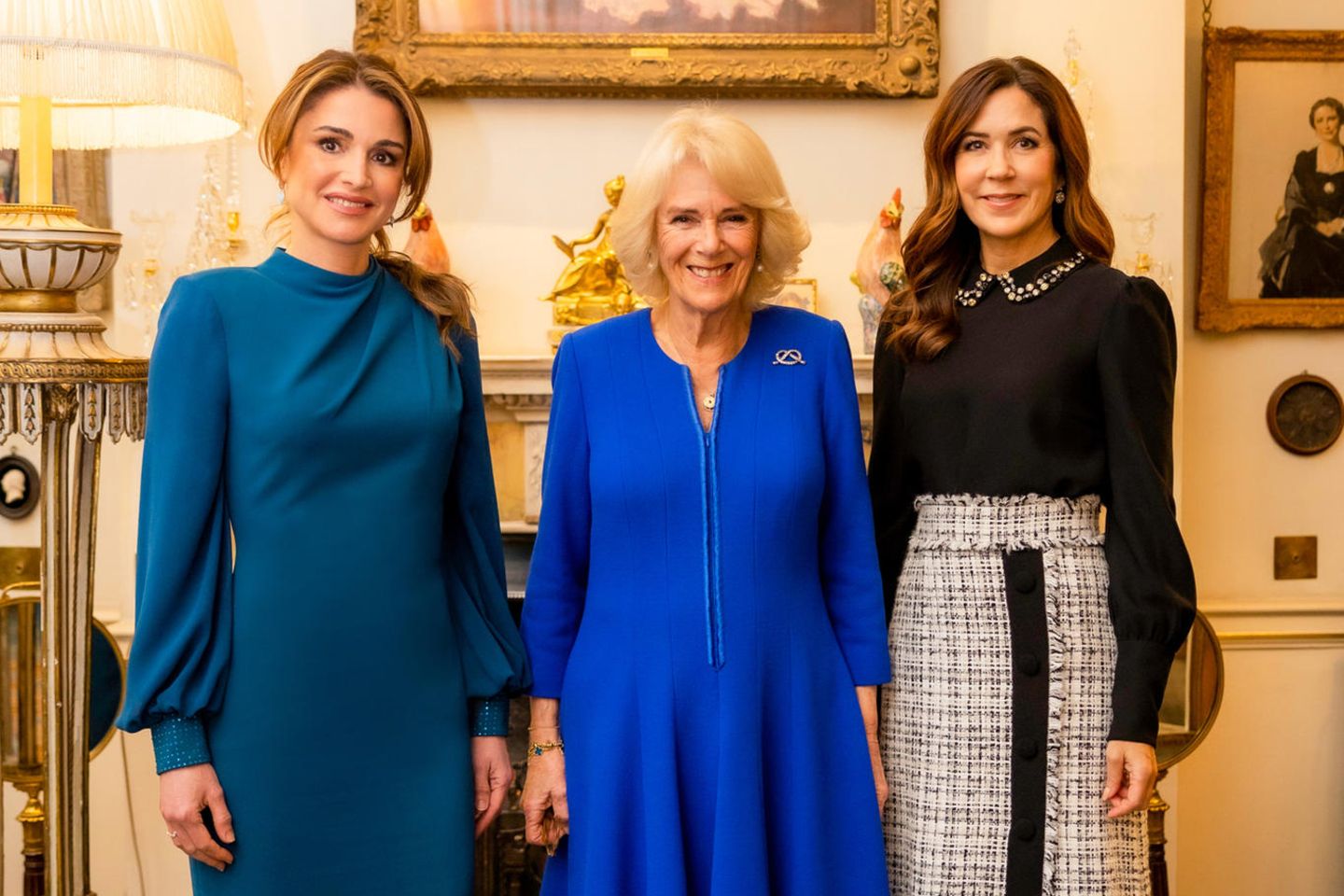 Königin Rania, Königin Camilla und Prinzessin Mary
