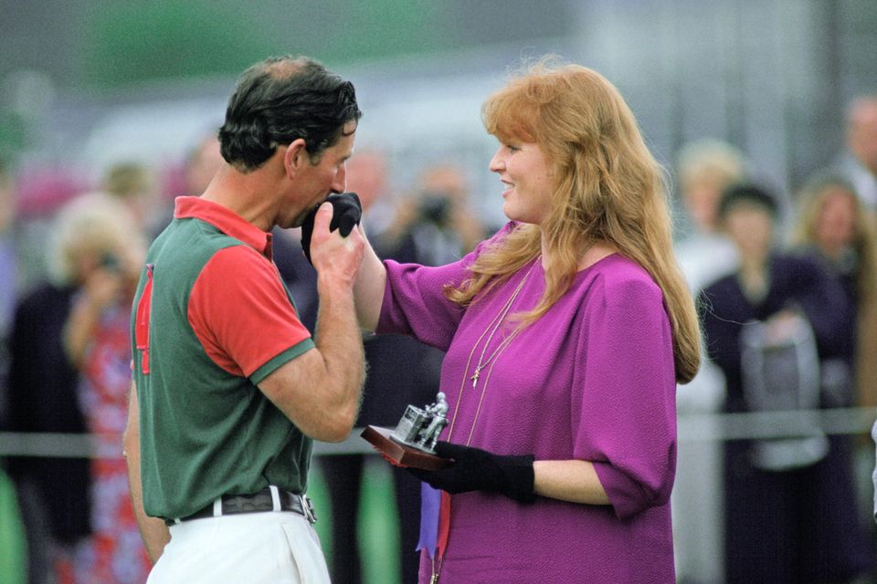 König Charles: König Charles (damals noch Prinz Charles) und Sarah Ferguson im Jahr 1988 König Charles (damals noch Prinz Charles) und Sarah Ferguson im Jahr 1988