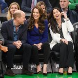 Prinz William, Catherine, Princess of Wales in Boston beim Basketballspiel