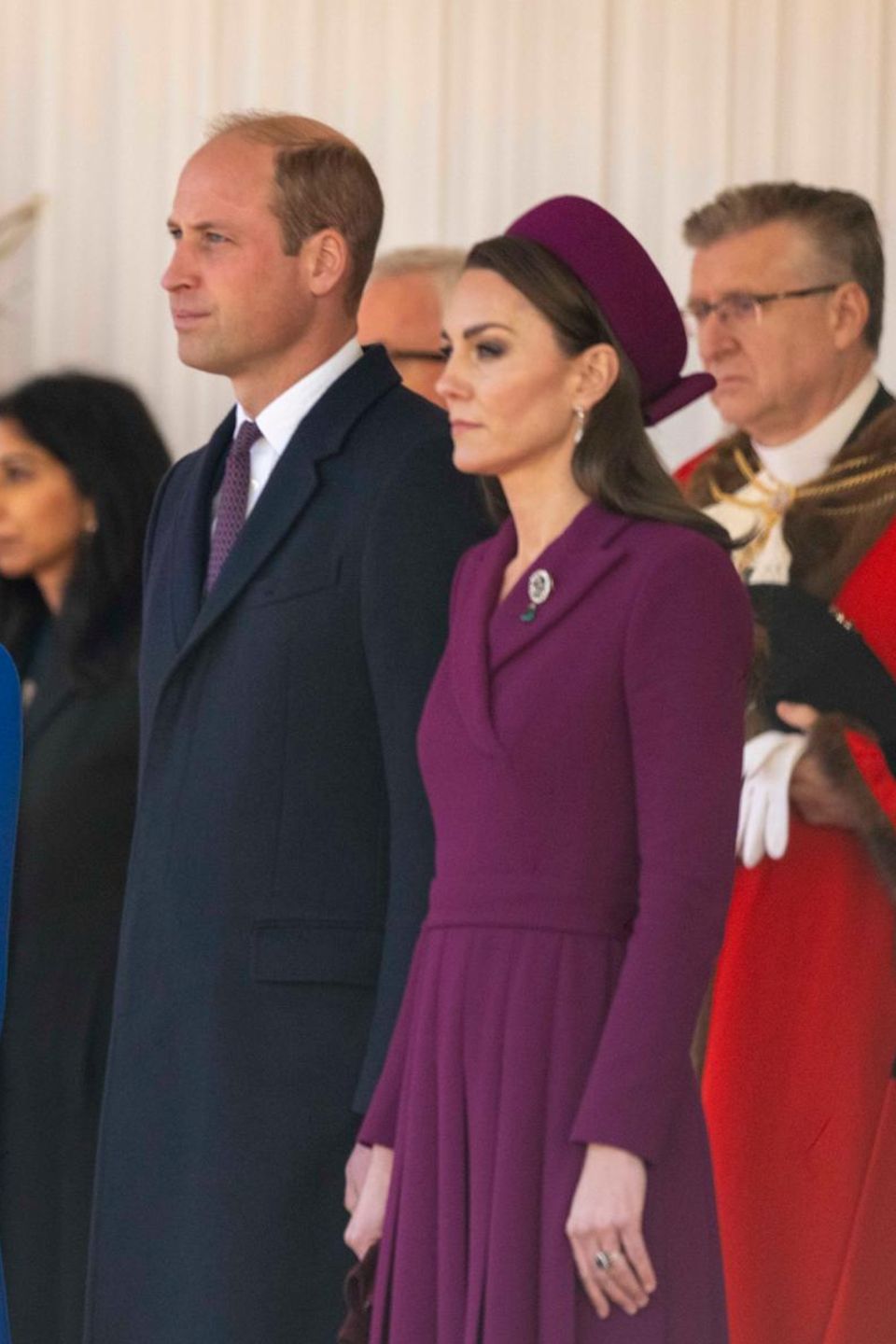 König Charles, Königin Camilla, Prinz William und Catherine, Princess of Wales König Charles, Königin Camilla, Prinz William und Catherine, Princess of Wales
