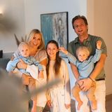 Familienbande: Tanja Szewczenko mit ihrer Familie