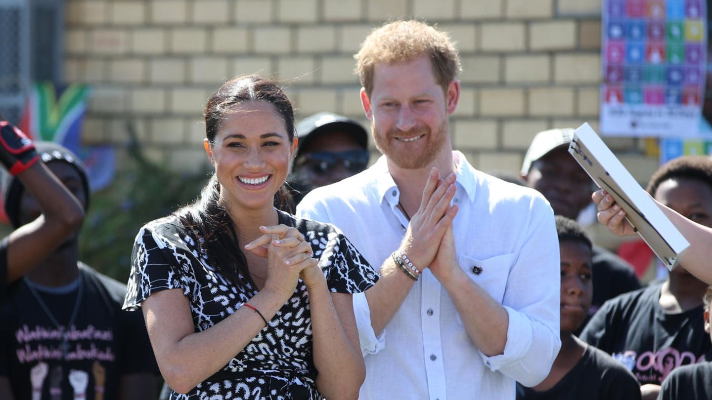 Prinz Harry und Herzogin Meghan feierten geheime MottoVerlobungsparty