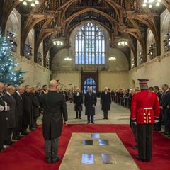 Windsor RTK: König Charles bei der Enthüllung einer Gedenktafel für die Queen