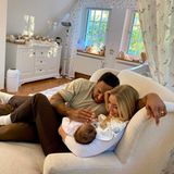Kinderzimer der Stars: Daniel und Patrice Aminati mit Baby Charly