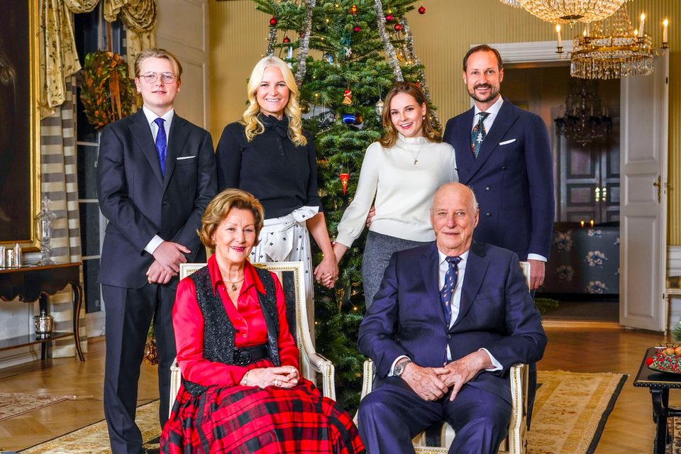 Das Weihnachtsfoto der norwegischen Royals aus dem Jahr 2021