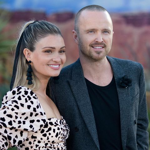 Aaron Paul mit seiner Frau Lauren