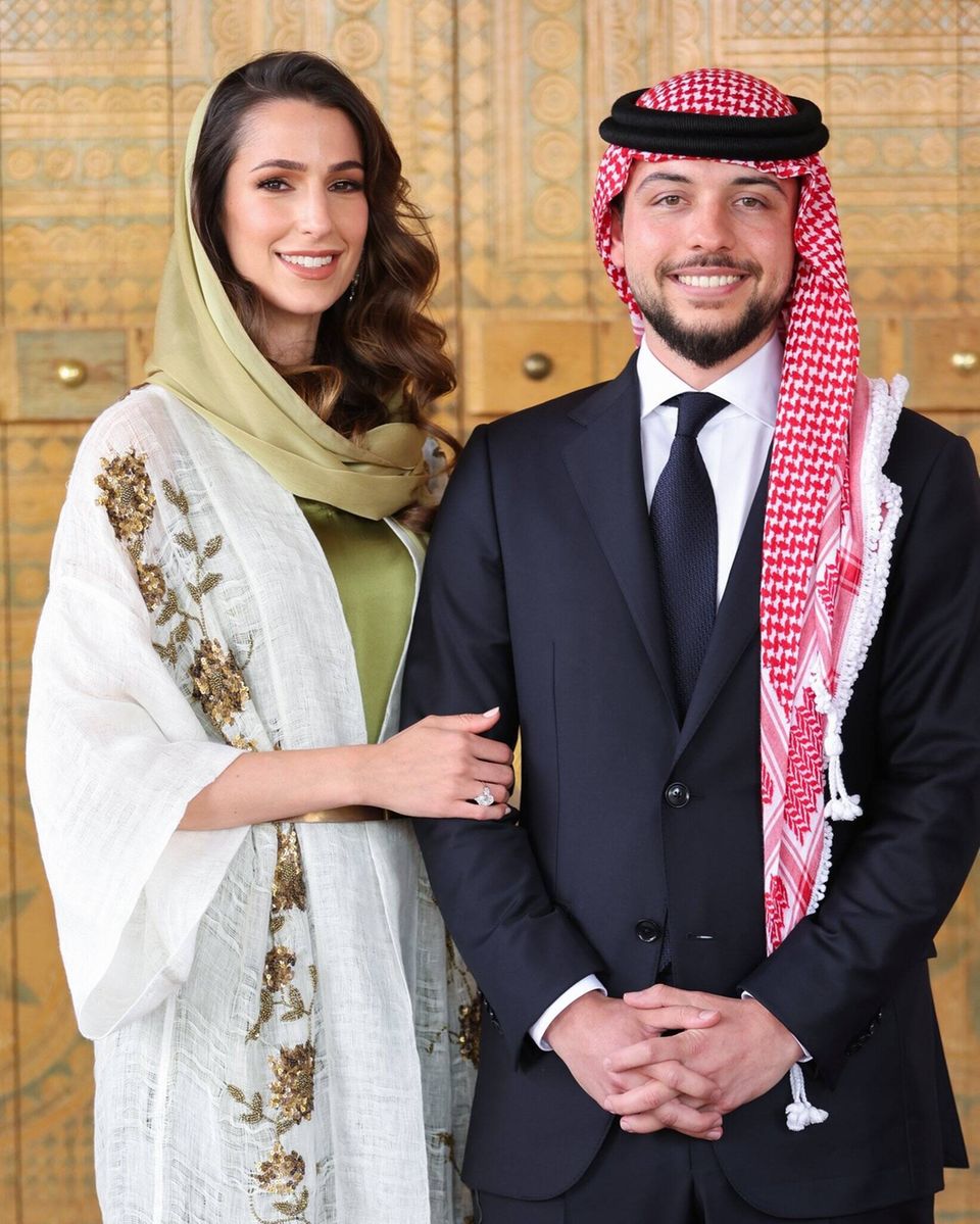 Rajwa Al Saif und Kronprinz Al Hussein bin Abdullah II.