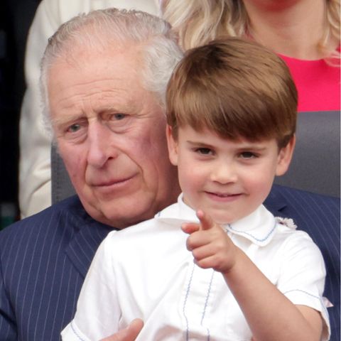 König Charles und Prinz Louis