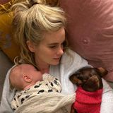Sprösslinge 2023: Cressida Bonas mit Baby und Dackel