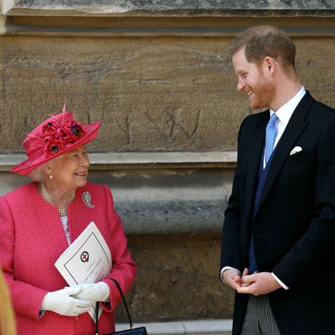 Queen Elizabeth + Prinz Harry