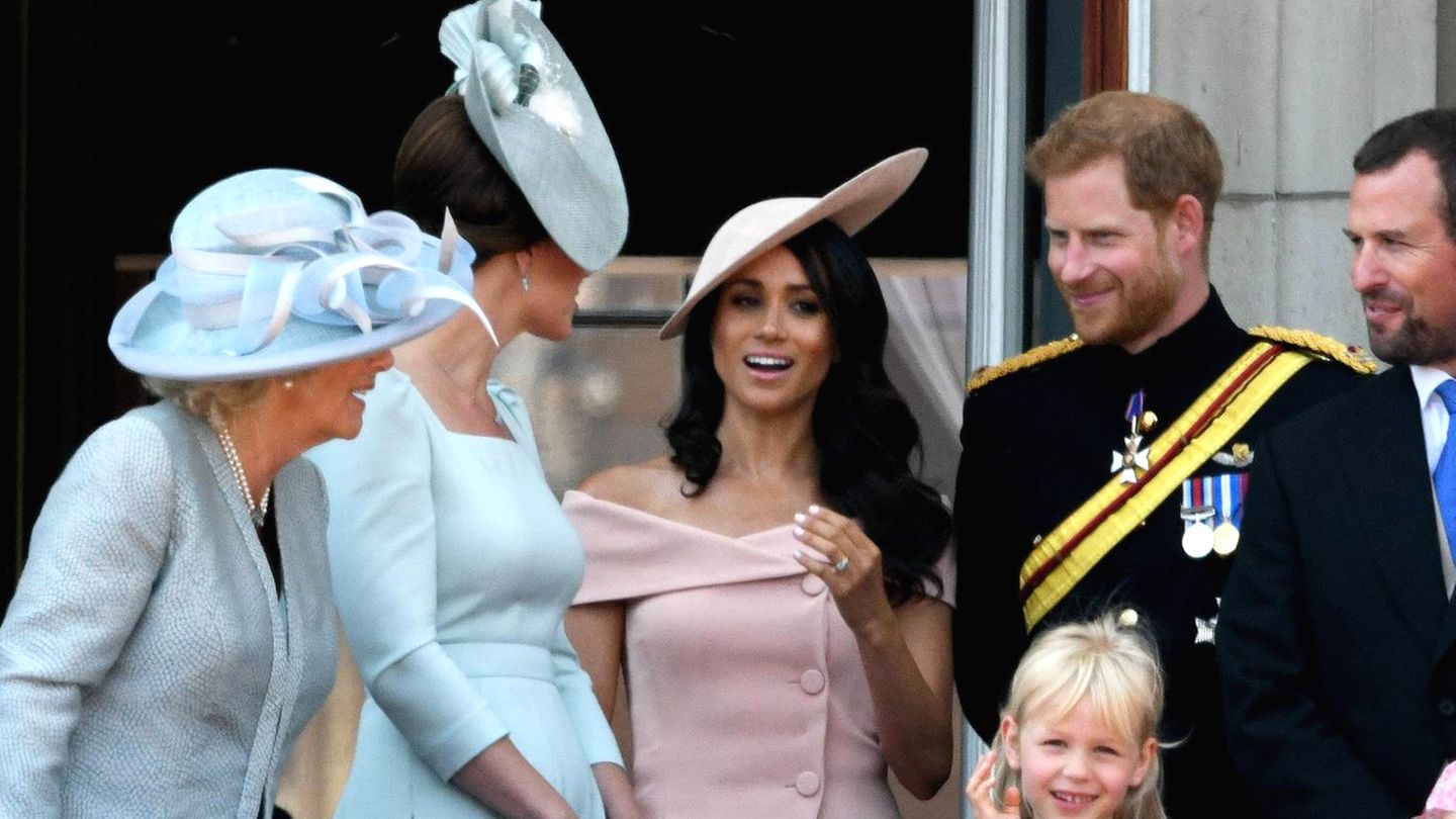 Meghan für peinliche Stille Diesen Witz fand Kate gar nicht