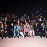 Volles Haus: Dicht an dicht sitzen die Gäste der Mailänder Gucci-Show in der ersten Reihe.