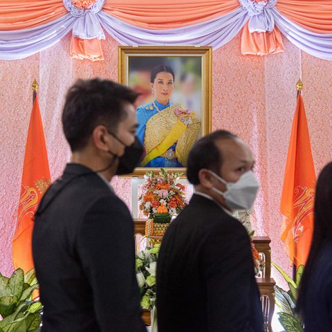 Prinzessin Bajrakitiyabhas Porträt im King Chulalongkorn Memorial Hospital in Bangkok