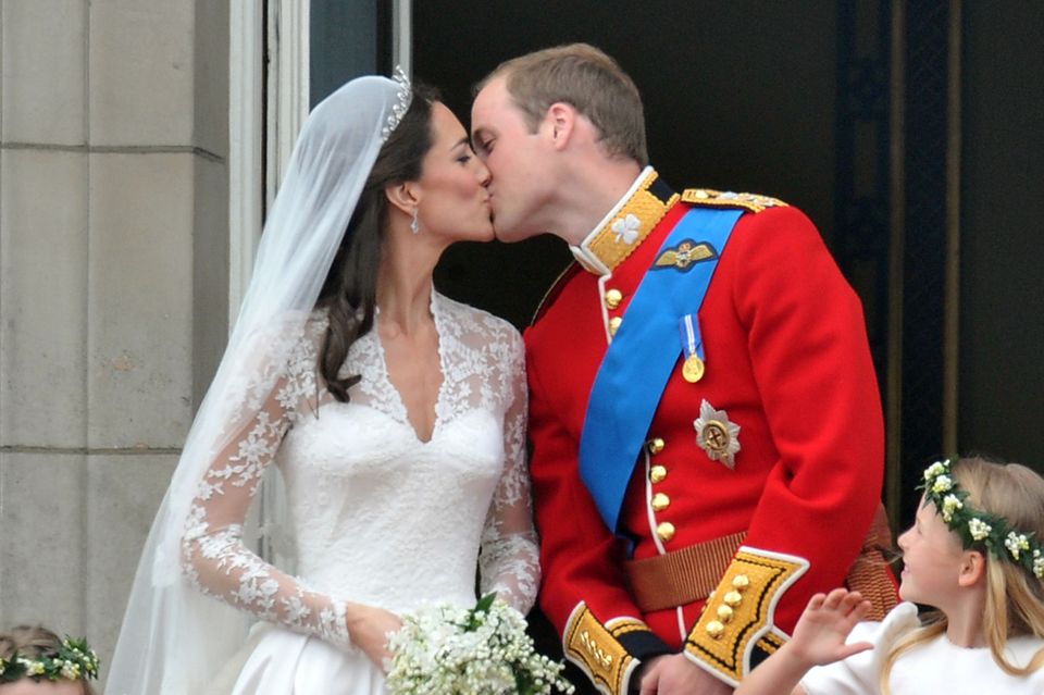 Catherine, Princess of Wales und Prinz William am Tag ihrer Hochzeit 2011