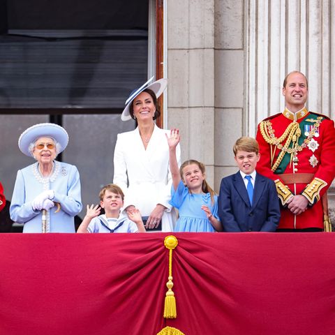 Die Royal Family beim 70. Thronjubiläum von Queen Elizabeth