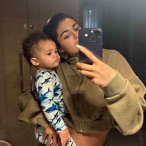 Kylie Jenner mit Sohn Aire