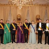 Luxemburg Royals: großherzogliche Familie beim Neujahrsempfang
