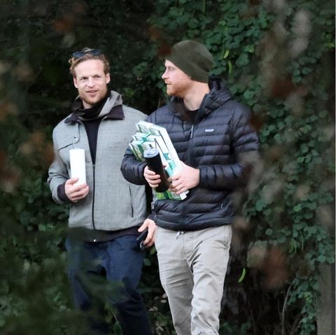 Prinz Harry am 20. Januar 2023 mit seinem Freund Nicholas "Nicky" Scott im "Ganna Walska Lotusland"
