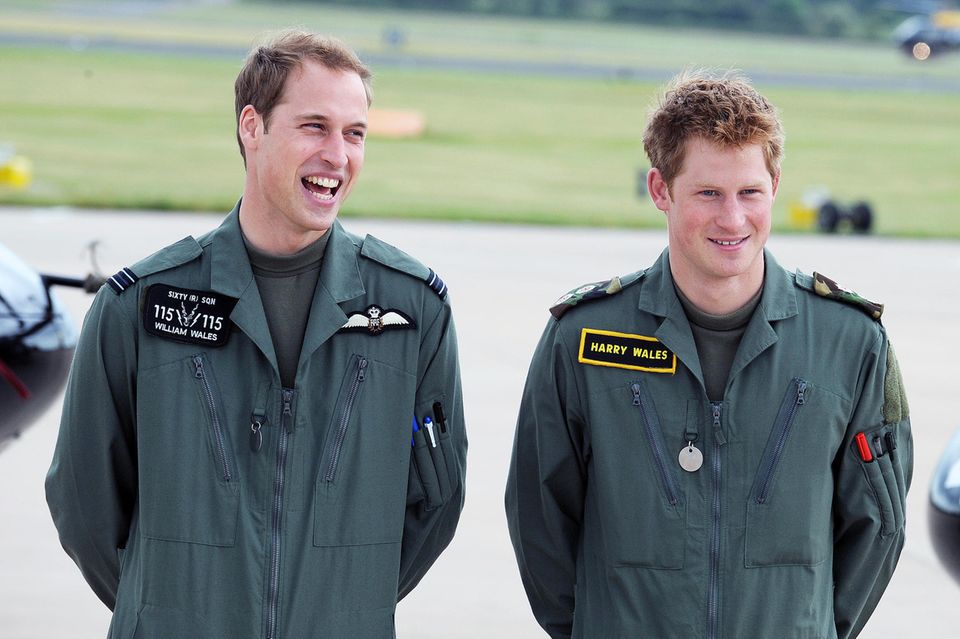 Prinz William und Prinz Harry im Jahr 2009
