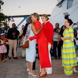 Niederländische Königsfamilie: Ankunft in Curaçao