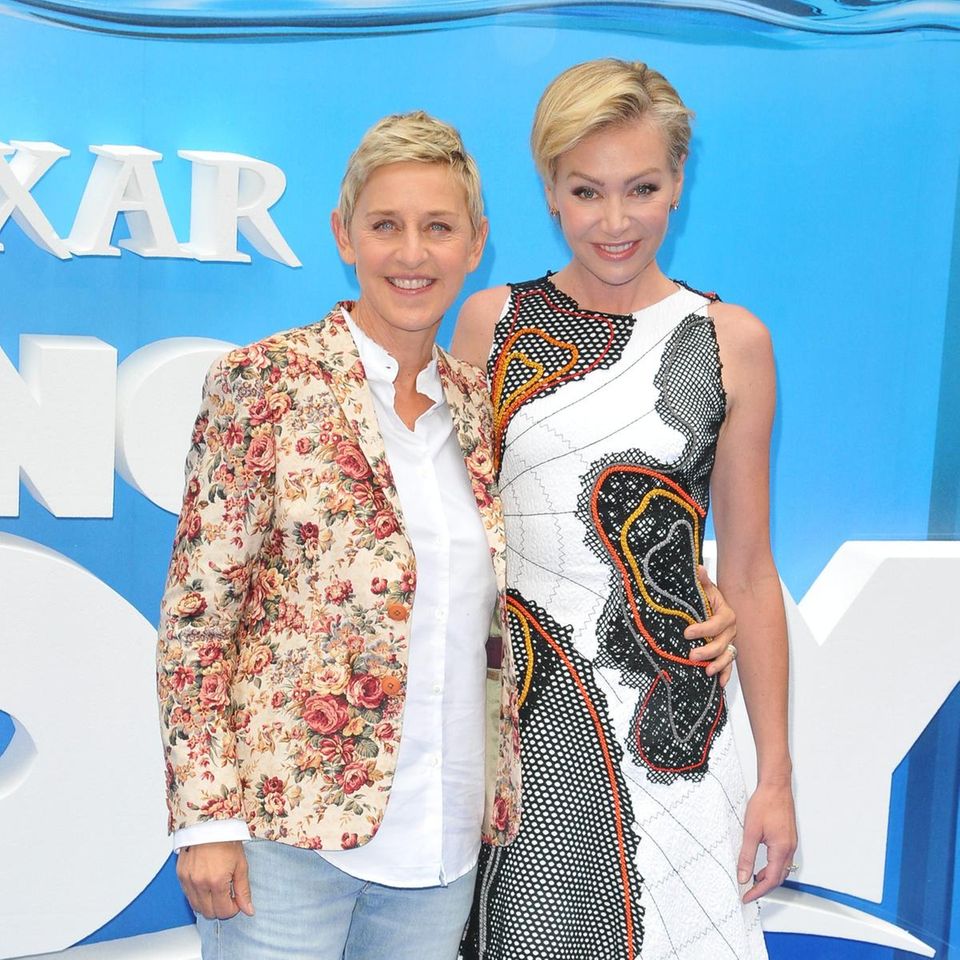Ellen DeGeneres und Portia de Rossi 