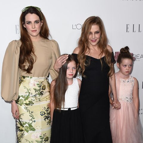 Lisa Marie Presley (†) mit ihren Töchtern Riley Keough und Finley und Harper Lockwood